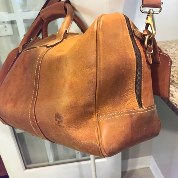 Leather Rustic Town Rugged  unisex travel bag - Picture 8 of 16